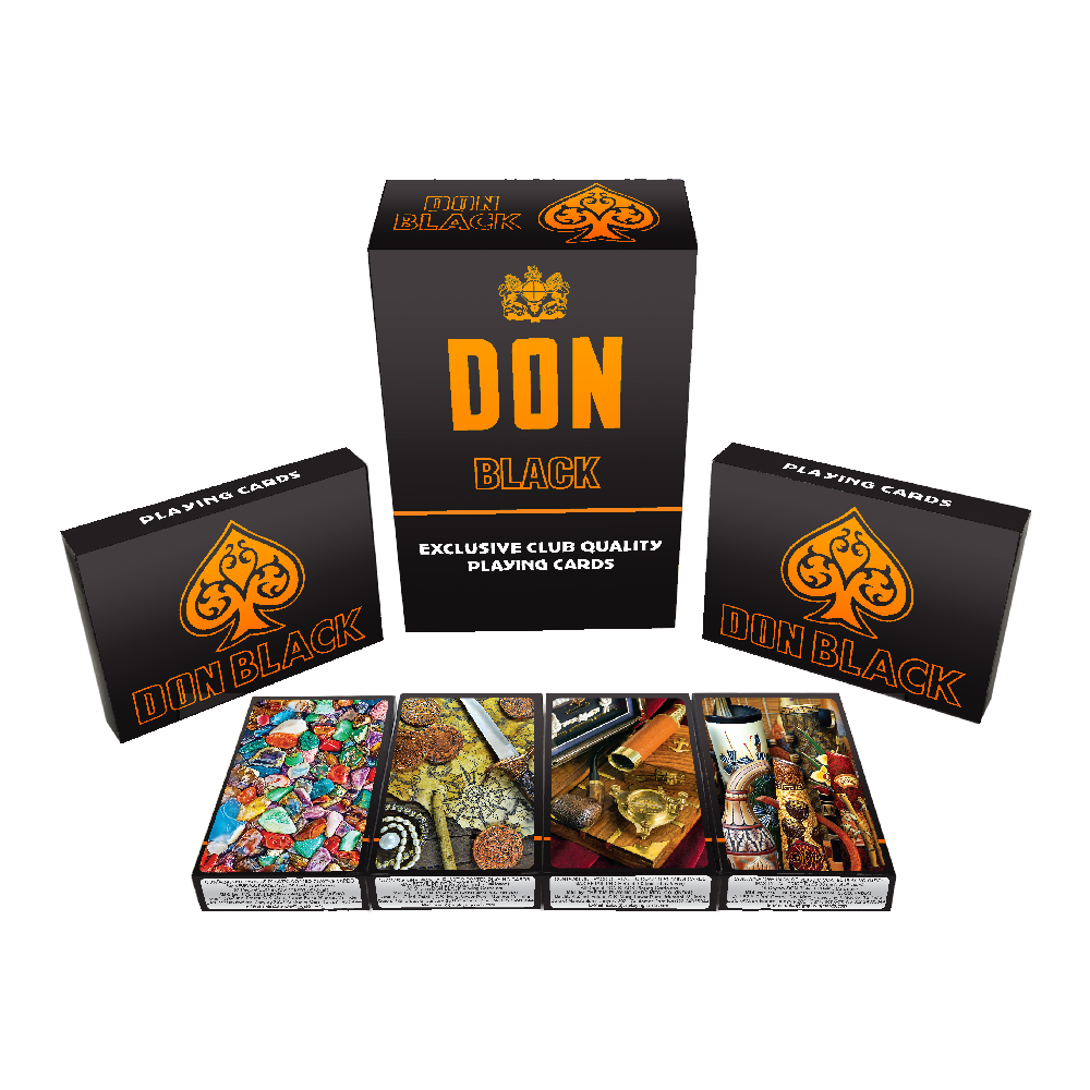 DON Black playing cards box